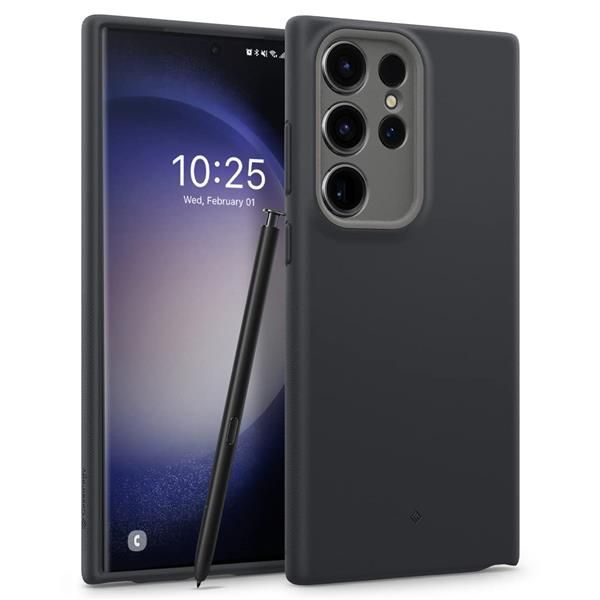 ブラックセサミ Caseology Galaxy S23 Ultra ケース ナノポップ 二重構造 衝撃吸収 ワイヤレス充電対応 ハイブリッド構造 ポップデザイン - ブラックセサミ