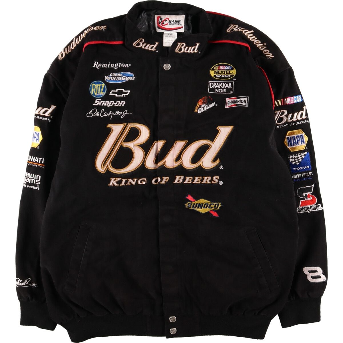 古着 CHASE AUTHENTICS NASCAR ナスカー BUDWEISER バドワイザー