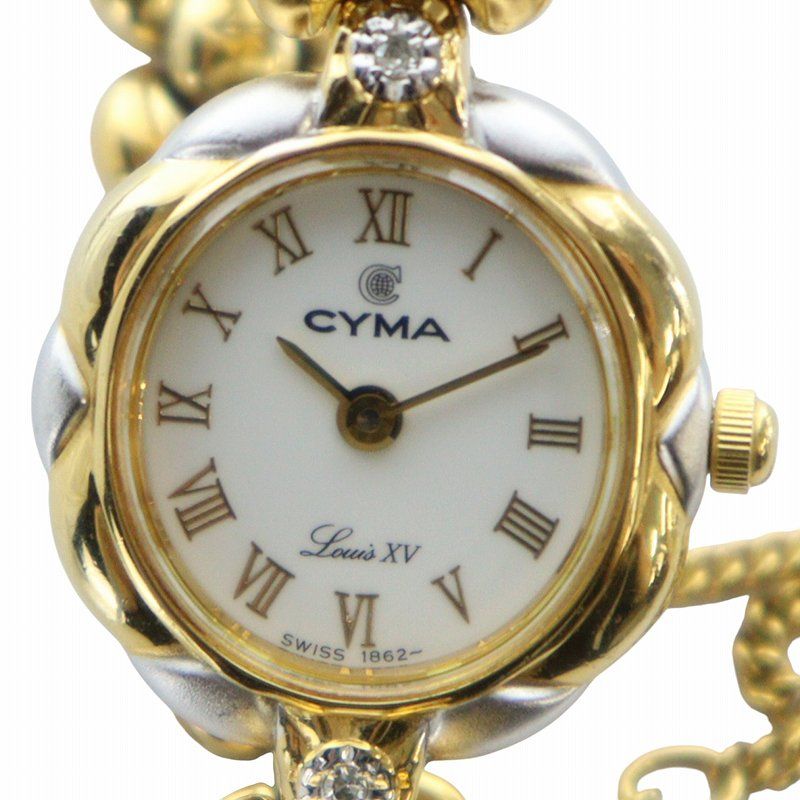 シーマ/CYMA Louis XV 腕時計(クォーツ) シルバー/ゴールド シーマ CYMA Louis XV ルイ15世 634 腕時計 ウォッチ クォーツ