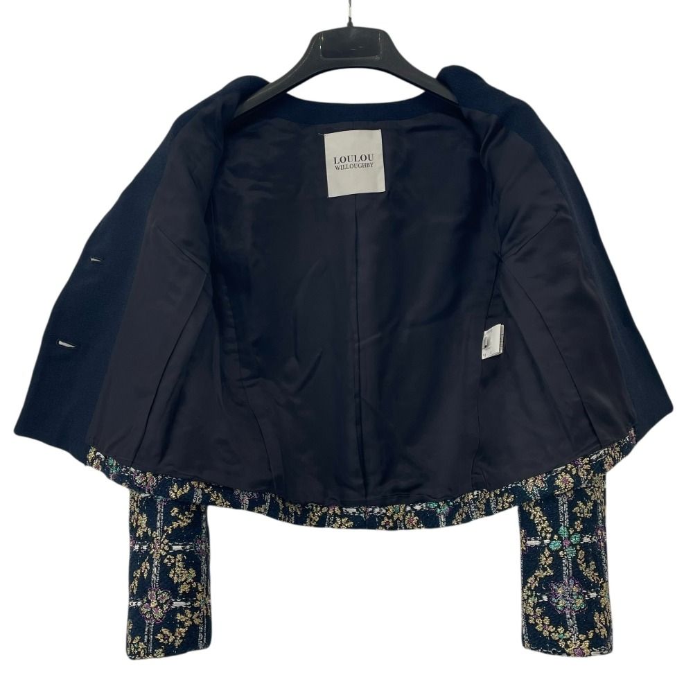 美品 23AW LOULOU WILLOUGHBY ルルウィルビー シルクブランド