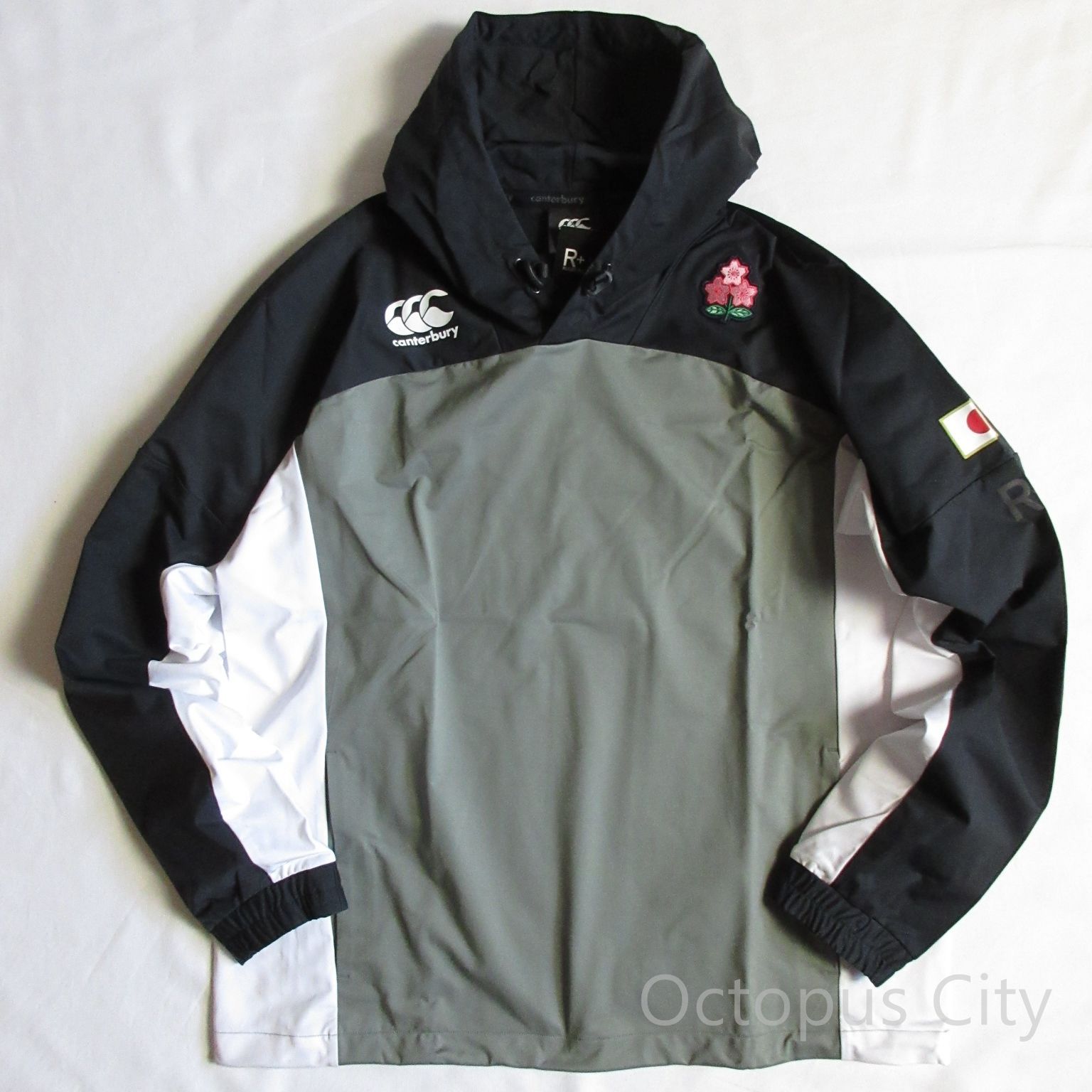 メンズ XL | 4L ♥ 定価27 500円~28 600円 カンタベリー ジャパン アールプラス デュアルフーディ ジャパン アールプラス デュアルパンツ 上下 セットアップトレーニング ライトオリーブ ブラック R-JH R-JP