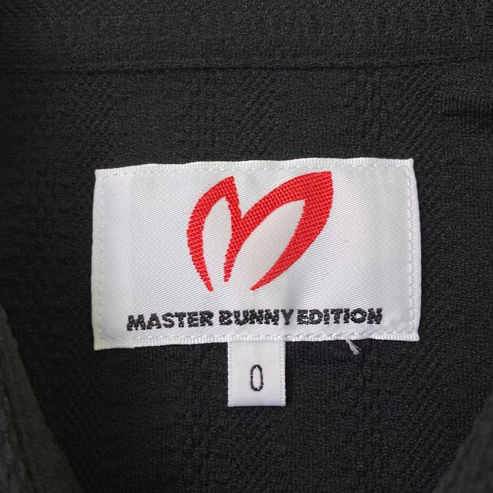 サイズ：0 MASTER BUNNY EDITION マスターバニーエディション 2023年 ノースリーブポロシャツ  ブラック系 [240101442233] ゴルフウェア レディース ストスト サイズ：0 MASTER BUNNY EDITION マスターバニーエディション