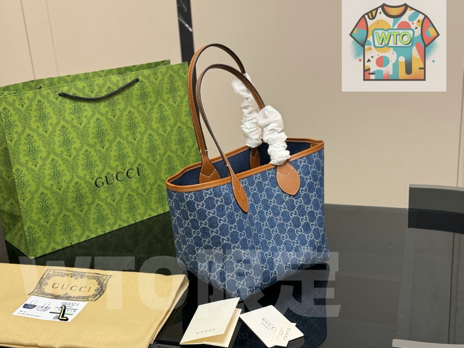 今日WTO】Gucci Ophidia Tote ショッピングバッグ-WTO輸入2-OC17