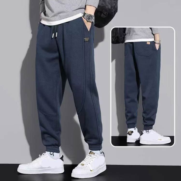 ATTACHMENT 来ら グレー サルエルパンツ ウール90カシミヤ10
