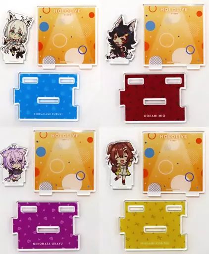 アクリルスタンド アクリルパネル 全4種セット ホロライブ hololive SUPER EXPO 2025 トレーディングアクリルジオラマ ゲーマーズ 受注販売