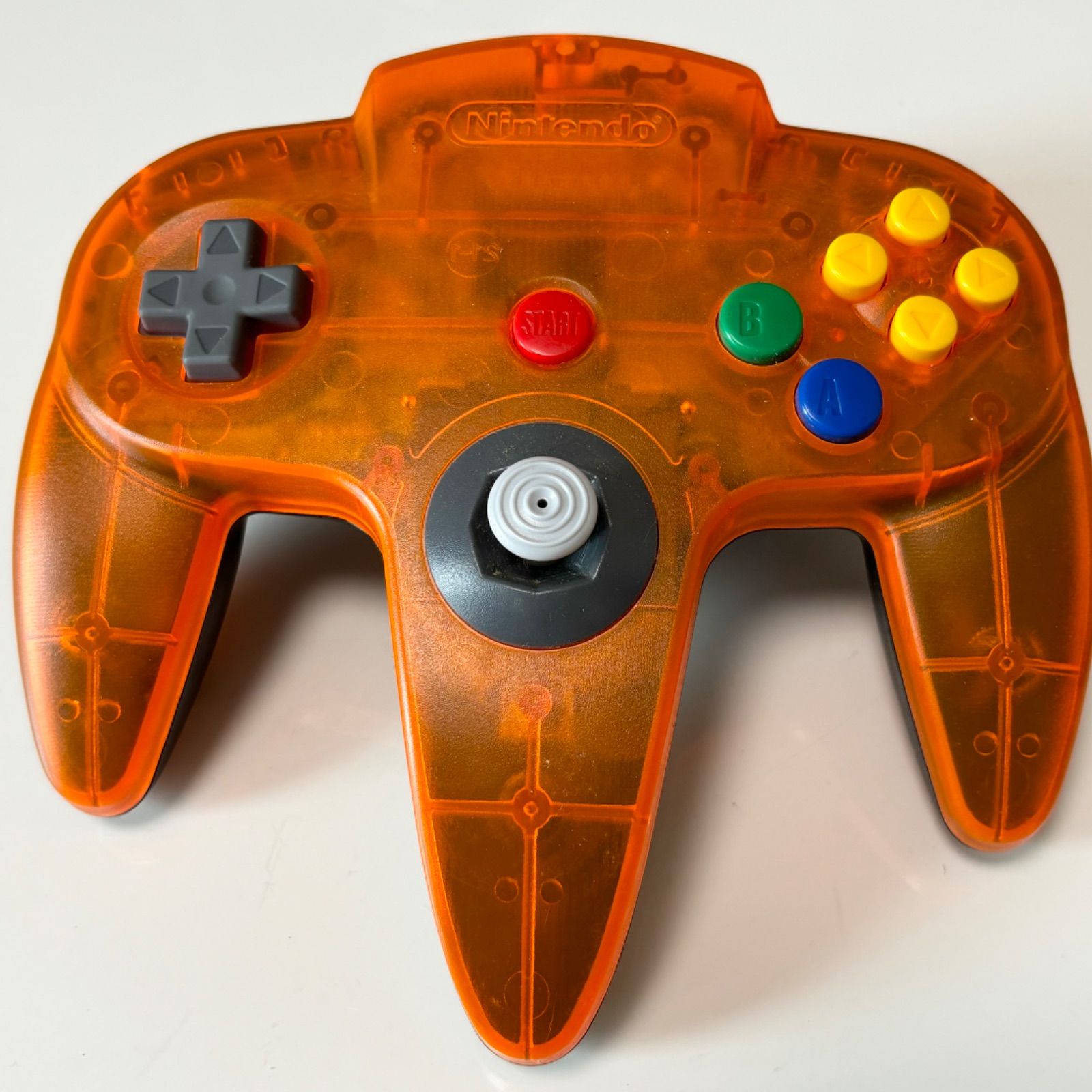 送料無料】Nintendo64/ニンテンドー64/クリアオレンジ/クリアブラック/限定品/本体/動作未確認 - メルカリ