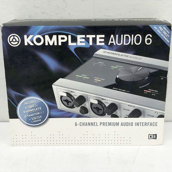 KOMPLETE Audio 6 オーディオインターフェース コンプリート 音響機器