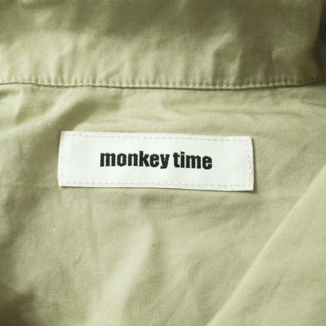 monkey time BROAD COLOR BLOCK SHIRT L - メルカリ