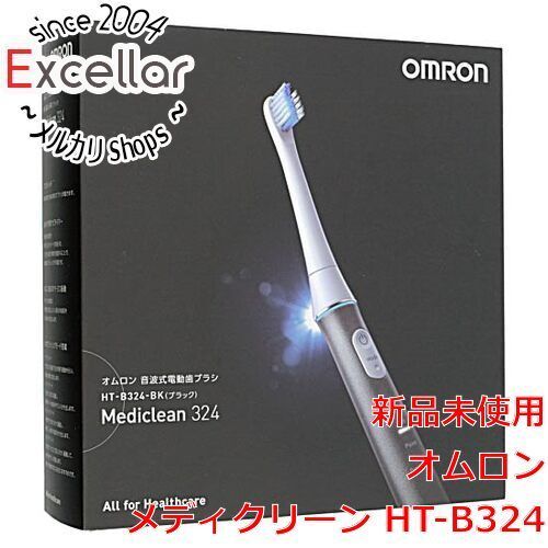 bn:3] OMRON 音波式電動歯ブラシ メディクリーン HT-B324-BK - 家電