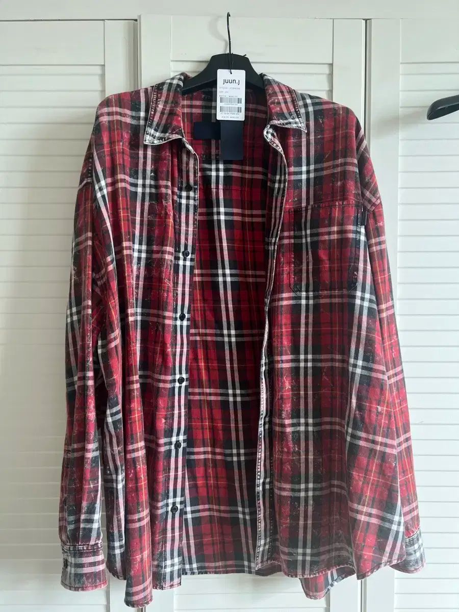 50 ジュンジェイ 25ss Island レッド マックスフィット シャツ