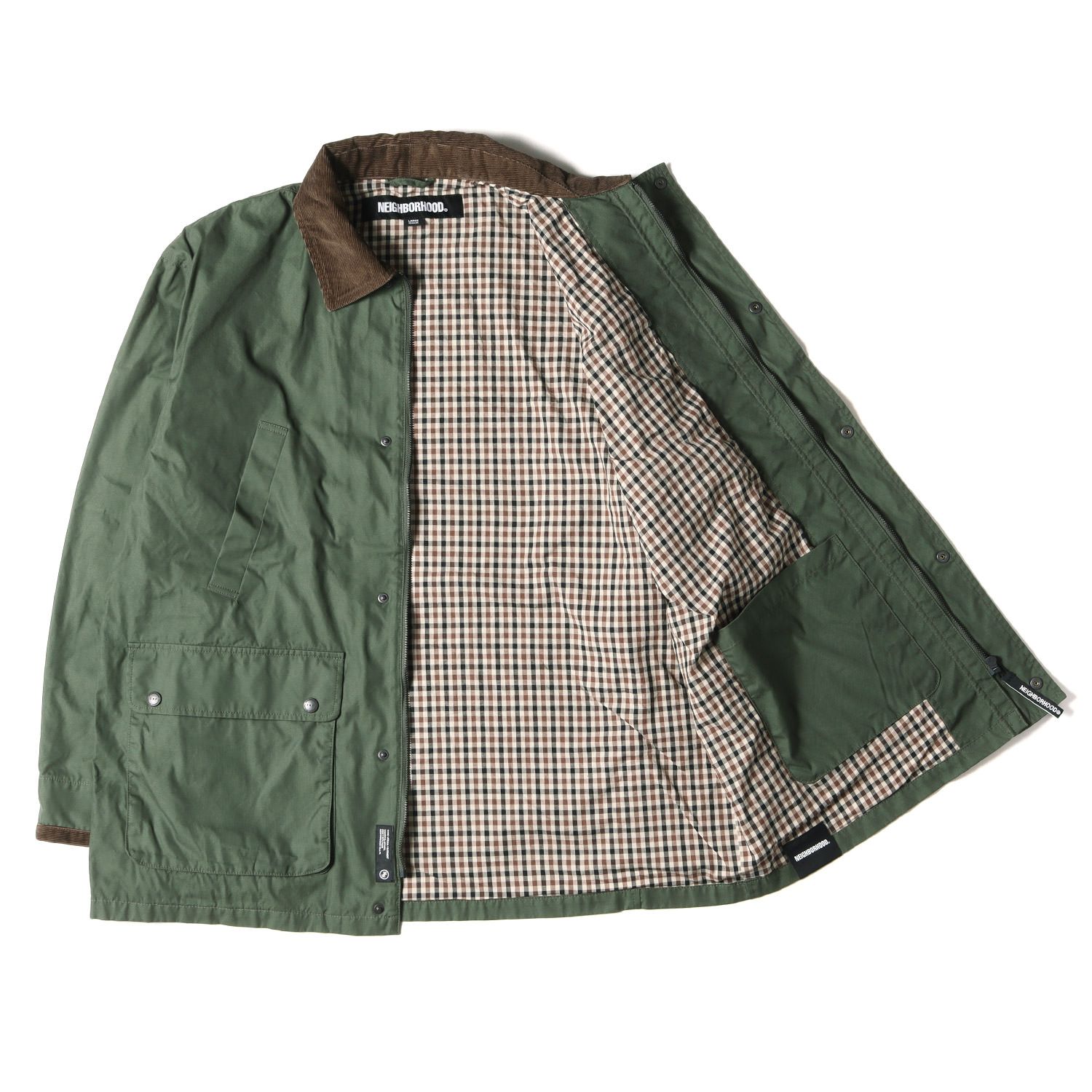 新品 NEIGHBORHOOD ネイバーフッド ジャケット サイズ:L 裏地チェック 