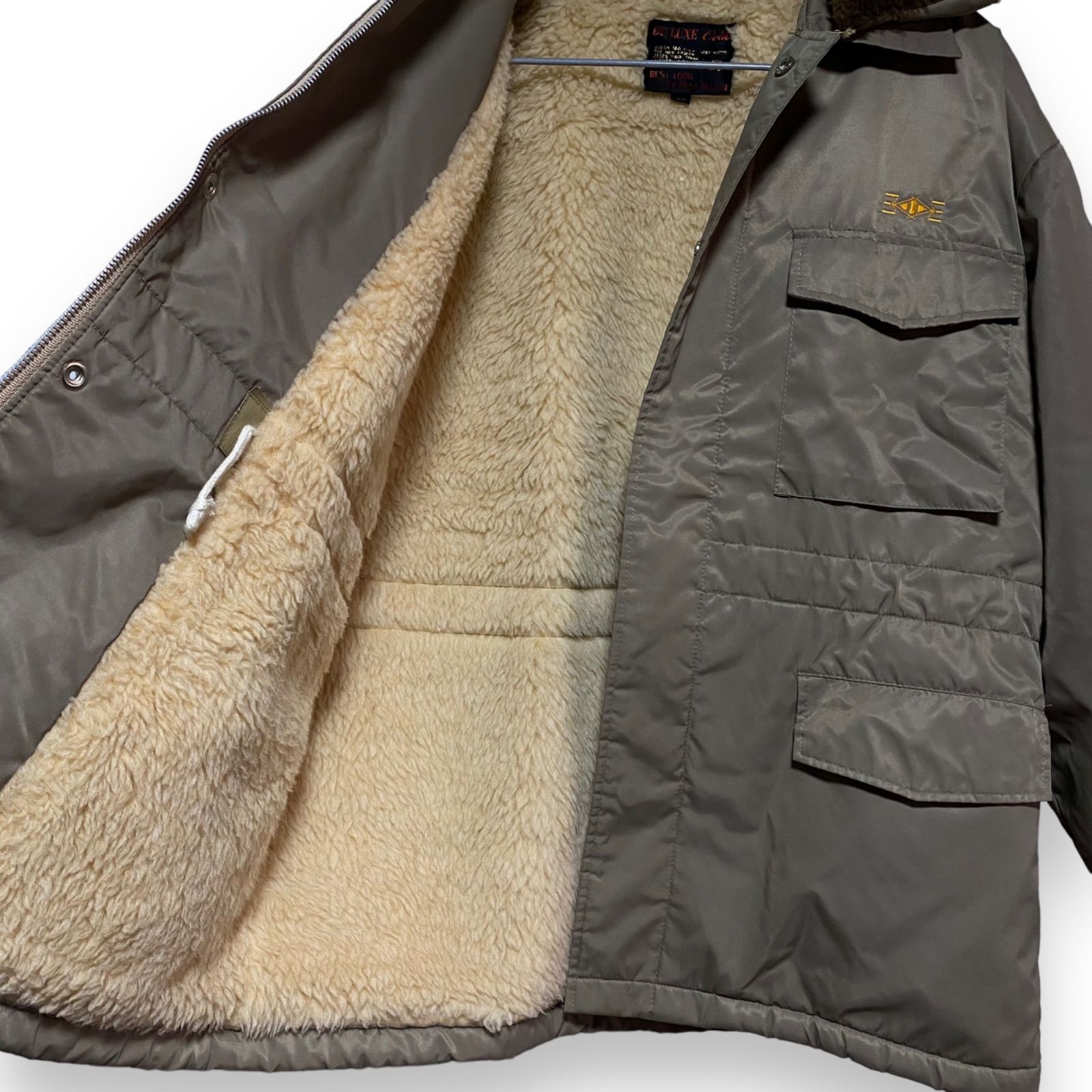 old　ドカジャン　DELUXE Coat　レトロ　ヴィンテージ　昭和　裏ボア DELUXE COAT デラックスコート ドカジャン カストロコート
