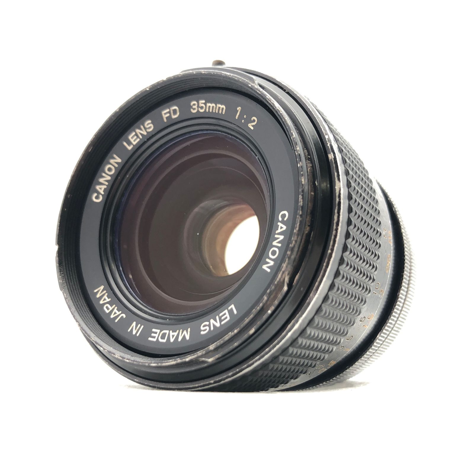 Canon FD 35mm F2 MF単焦点レンズ フード ケース付き #3606