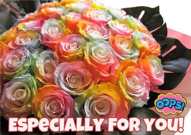 レインボーローズ プリザーブドフラワー 花束 20本使用 プリザーブドフラワー 花束 枯れずにいつまでもキレイなレインボーローズ ◆誕生日プレゼント 成人祝い 記念日の贈り物におすすめのフラワーギフト