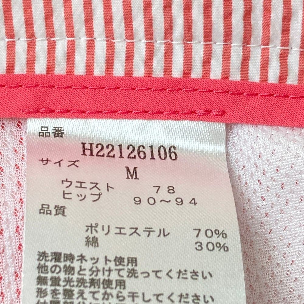 サイズ：M CALLAWAY キャロウェイ  シアサッカー ロングパンツ ストライプ柄 ピンク系 [240101411830] ゴルフウェア メンズ ストスト サイズ：M CALLAWAY キャロウェイ シアサッカー ロングパンツ
