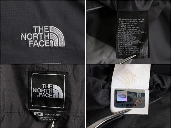 お得なクーポン配布中!】 ノースフェイス HyVent ナイロン ジャケット メンズ L / 古着 The North Face アウトドア ブルゾン  フルジップ ハイネック ツートン グレー - メルカリ