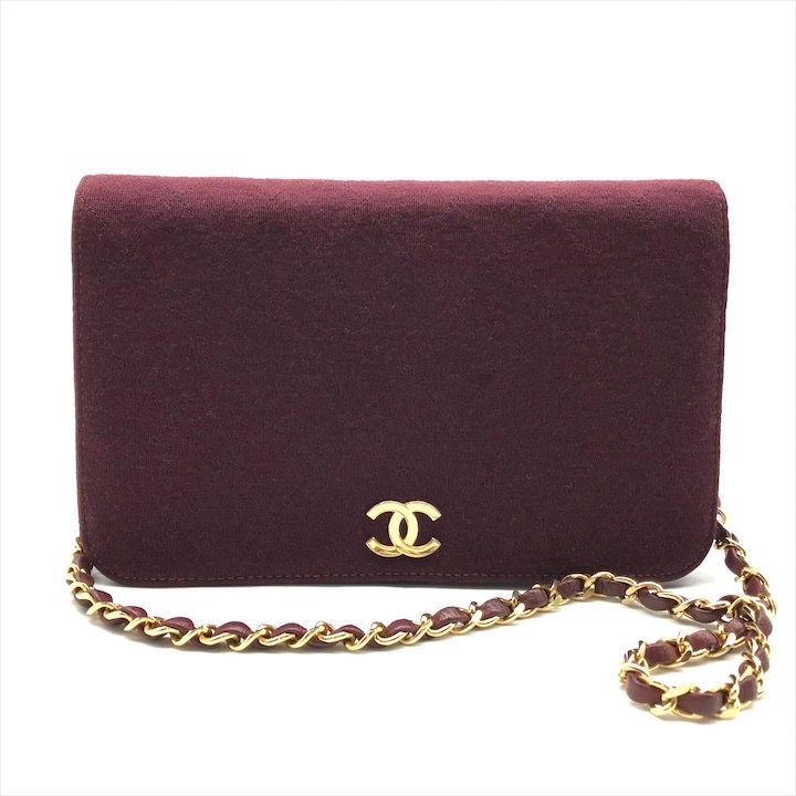 シャネル　コットン　プッシュロック　チェーンショルダーバッグ　ブラック CHANEL シャネル マトラッセ チェーンショルダーバッグ プッシュ