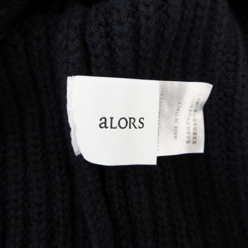 レベッカ aLORS REBECCA ニット ポンチョ ウール カシミヤ混  