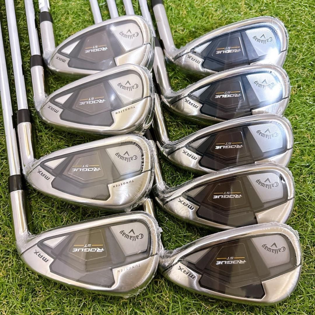 新品 キャロウェイ ローグST MAX メンズアイアン 9本 DG R300