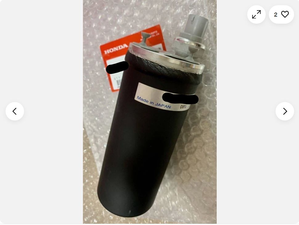 HONDA純正 S2000 AP1 AP2 エアコンレシーバー リキッドタンク