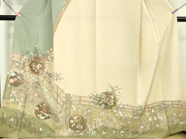 平和屋本店□極上 中国三大刺繍 スワトウ刺繍 汕頭刺繍 総刺繍 訪問着