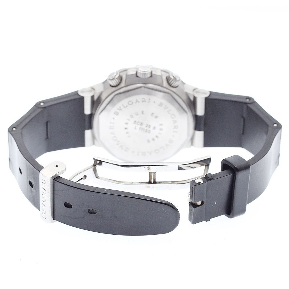 ブルガリ BVLGARI SCB38S ディアゴノ スクーバ クロノグラフ 自動巻き