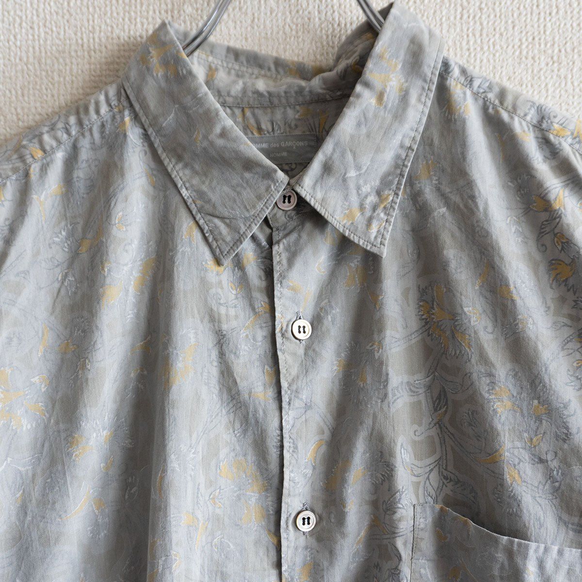 AD1993/アーカイブ】COMME des GARCONS HOMME【90s 花柄 シャツ