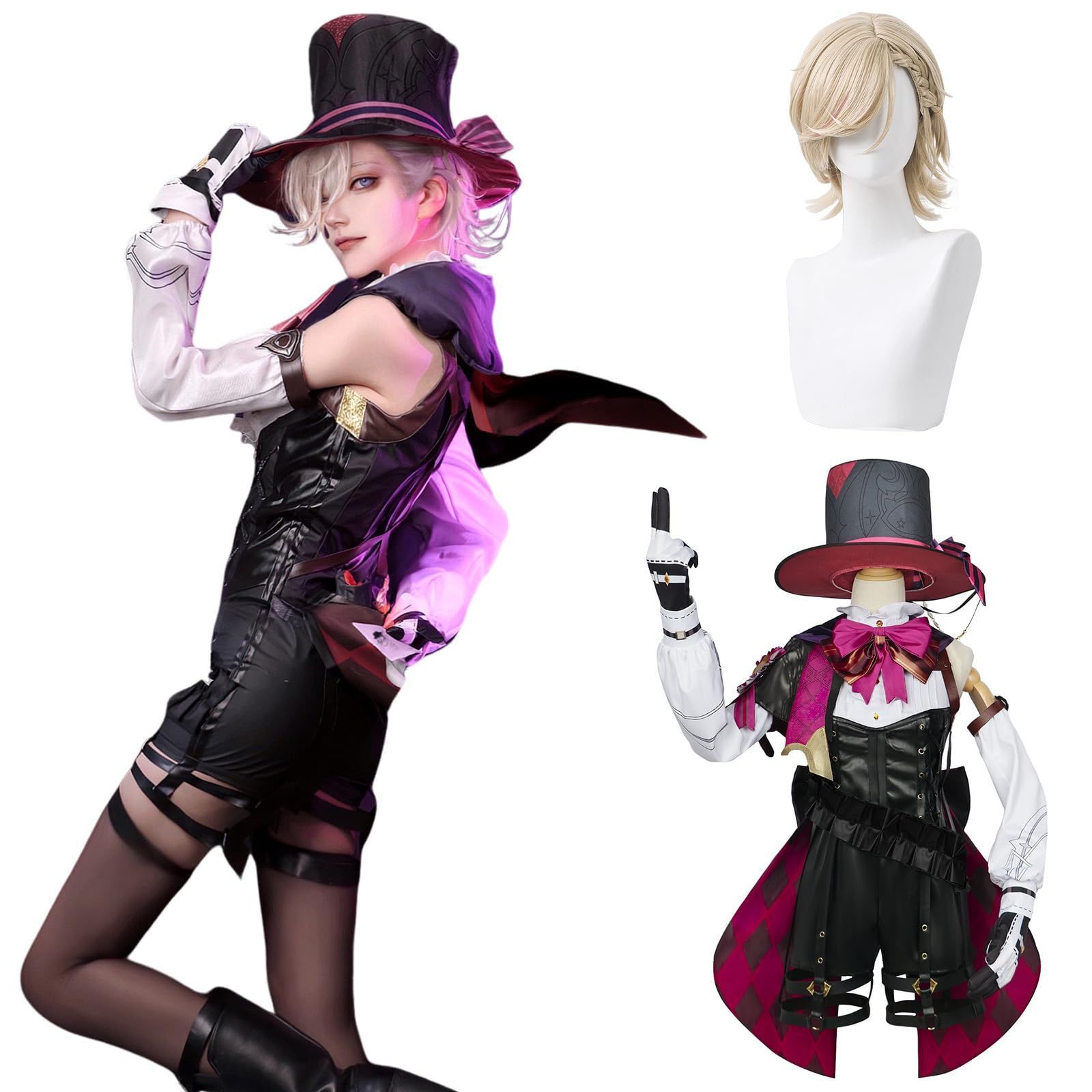 原神　リネ　コスプレ衣装　ウィッグあり Amazon | [Acosdary]原神 リネット リネ コスプレ衣装 ウィッグ
