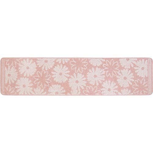 オカ OKA シュクレ キッチンマット 約45cm×180cm ピンク すべり止め 洗える 4548622638134
