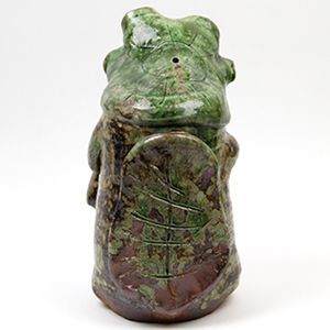 信楽焼 河童(大・オス) 縁起物のかっぱ置物 陶器カッパ やきもの