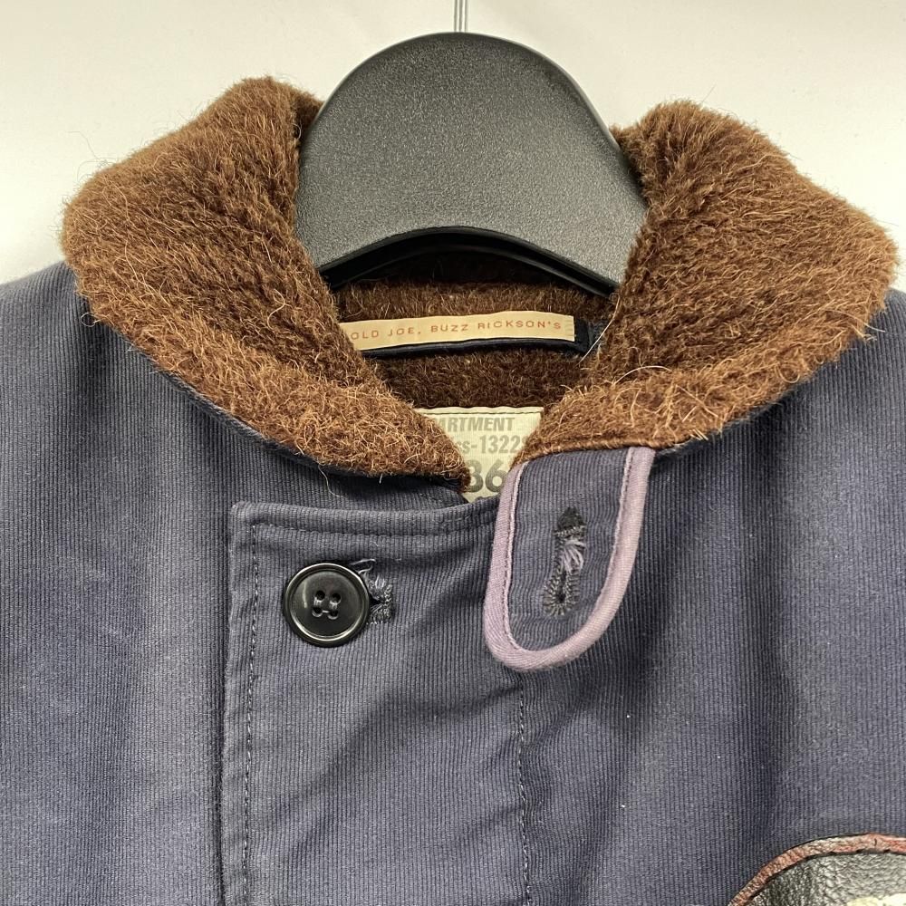 中古】OLD JOE & Co. × BUZZ RICKSON'S デッキジャケット ネイビー