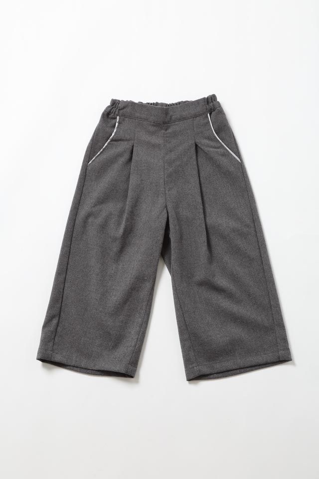 新品，本物保証 UNICA/無地オトナワイドパンツ ズボン　新品子供服110 キッズ 女の子 男の子 長ズボン・ロングパンツ