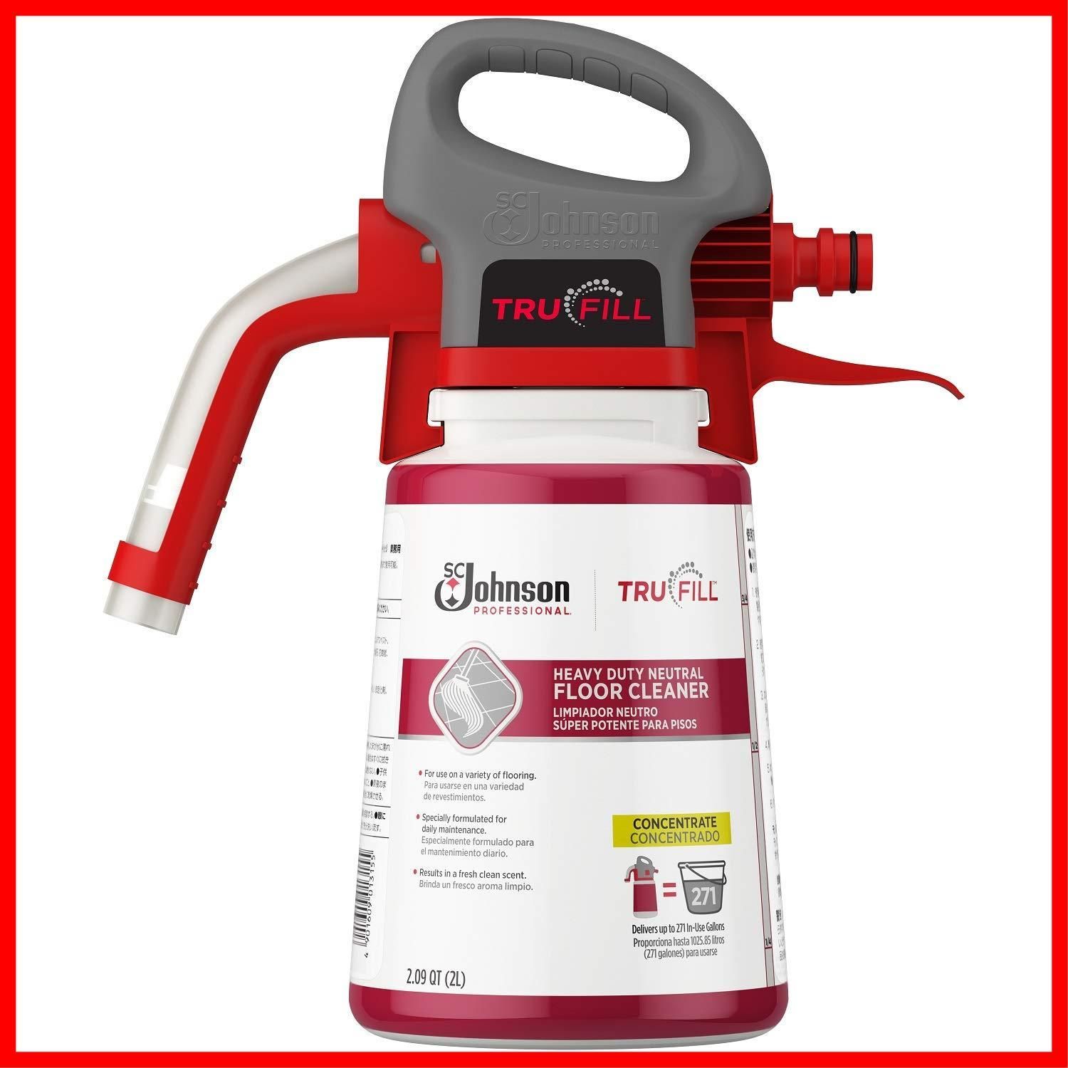 ジョンソンプロフェッショナル 本体 カートリッジセット スターターセット 床用クリーナー TRUFILL トゥルーフィル 床用クリーナー剤 大容量 業務用洗剤