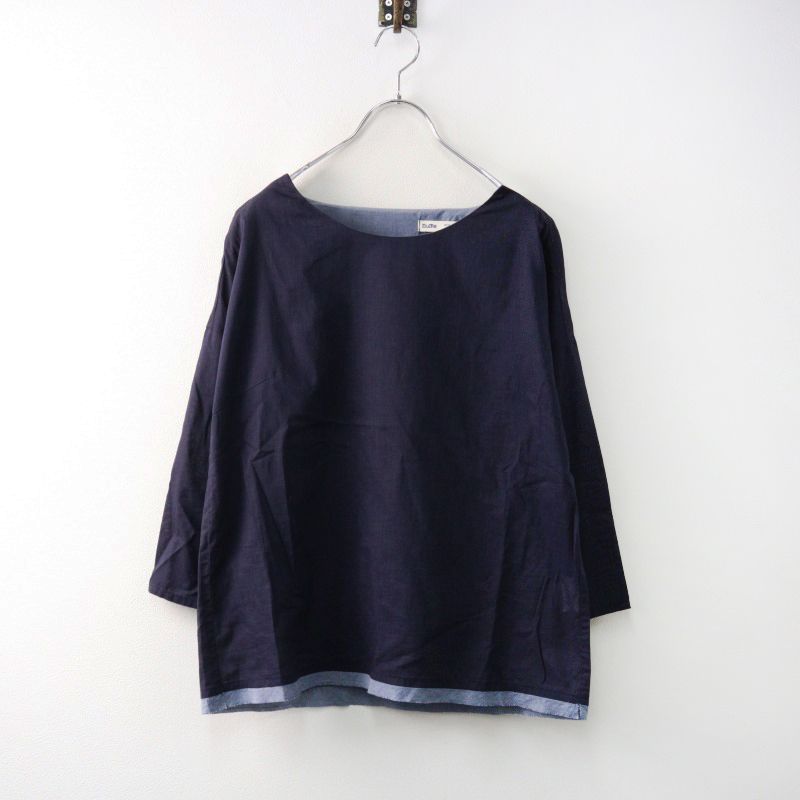 114 パラスパレス pallas palace 綿麻 リネン シャツ ブラウス パラスパレス ヌメ Pal'las Palace nume コットンプルオーバー