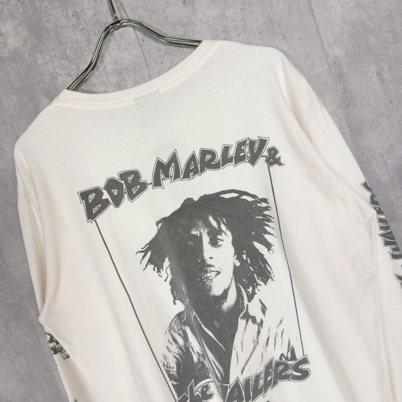 【STUSSY】古着 長袖 ロンT ボブ・マーリー メキシコ製 ビッグプリント STUSSY』ステューシー (L) ボブ・マーリー プリントロンT - メルカリ