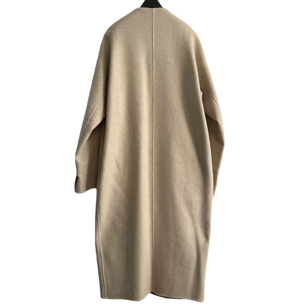 美品　エンフォルド メルトン スクエアカラー BOX コート　36 ベージュ 美品 エンフォルド メルトン スクエアカラー BOX コート 36 ベージュ
