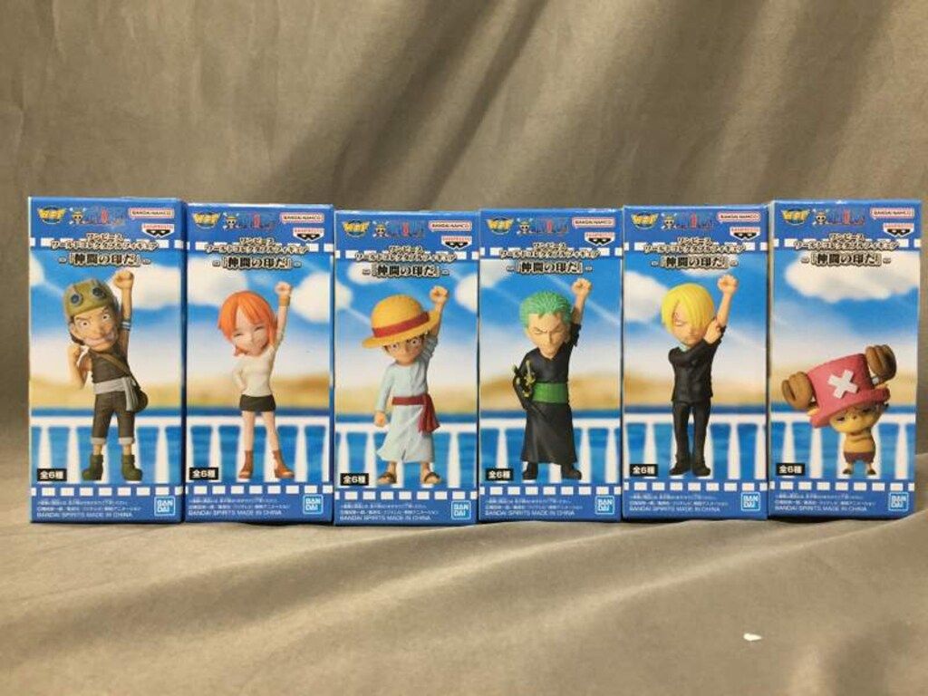ワンピース ワールドコレクタブルフィギュア 仲間の印だ 6種セット