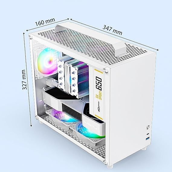 珍品　メーカー不明　スケルトンパープル　PCケース Amazon.co.jp: pcケース ミドルタワー pcケース 透明強化ガラス