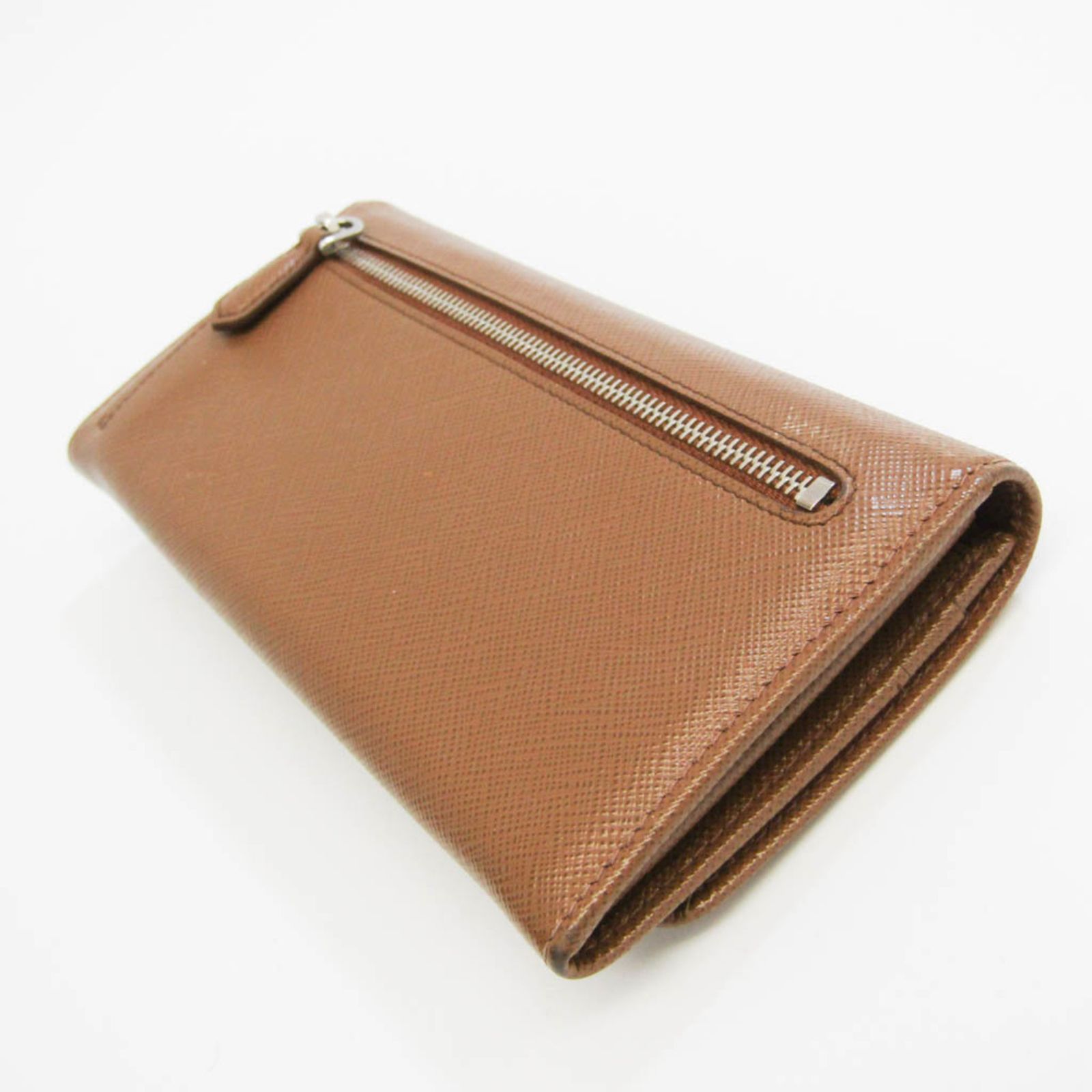 プラダ 長財布 1MH037 ブラウン サフィアーノレザー レディース PRADA 【中古】 プラダ 長財布 1MH037 ブラウン サフィアーノレザー レディース PRADA