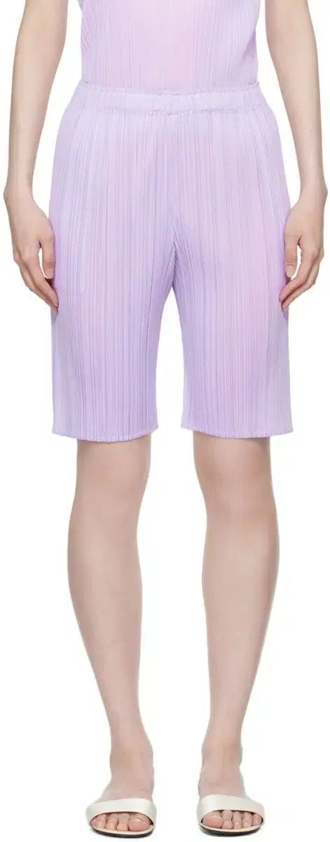 ☀ PLEATS PLEASE プリーツプリーズ ショーツ ラベンダー デパート