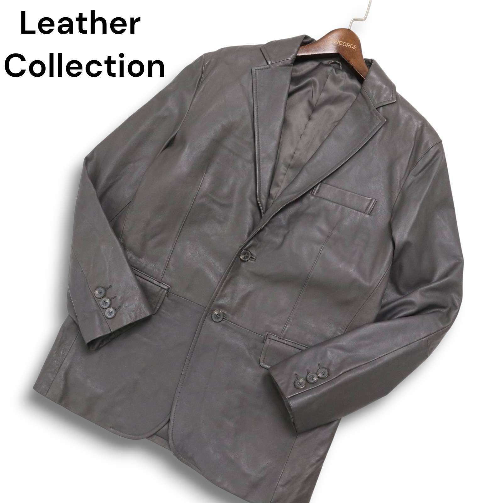 ★羊革 XLサイズ★ good day テーラード ジャケット レザー 黒 good day グッドデイ Leather Collection 秋冬☆ 羊革 リアル ラム