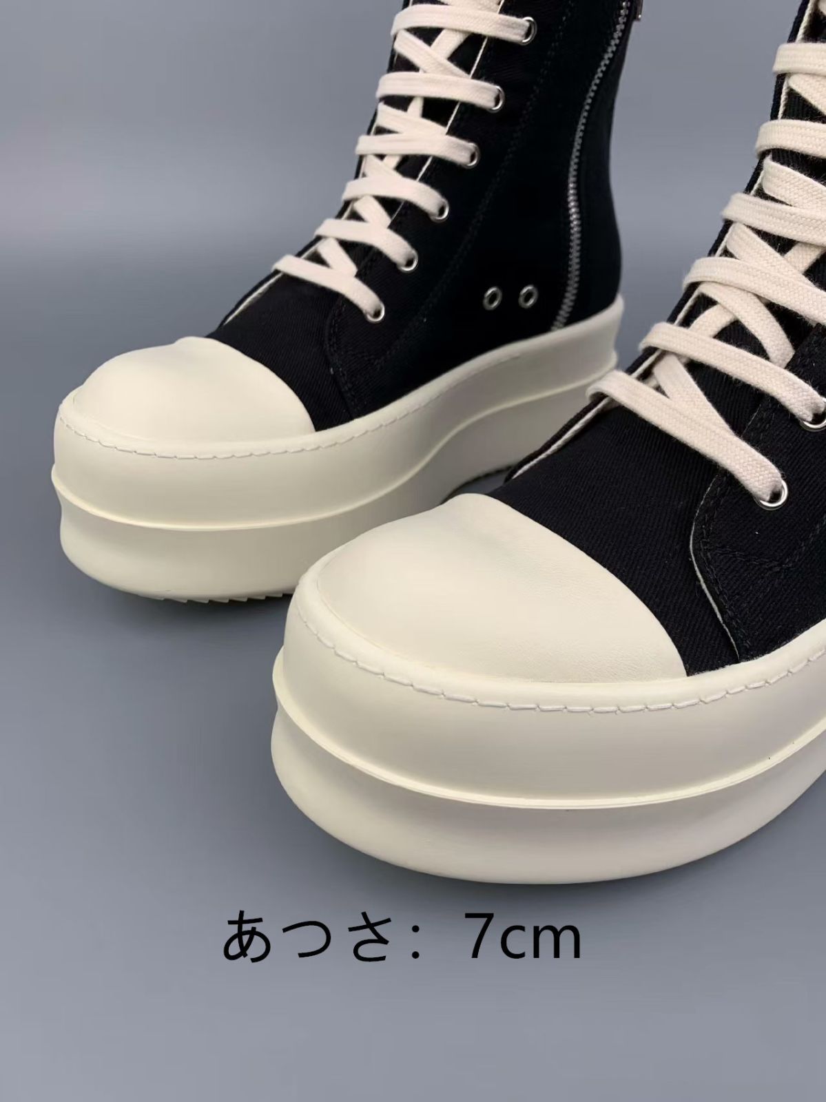 新品 RICK OWENS DRKSHDW ラモーンズ ダブルバンパー スニーカー