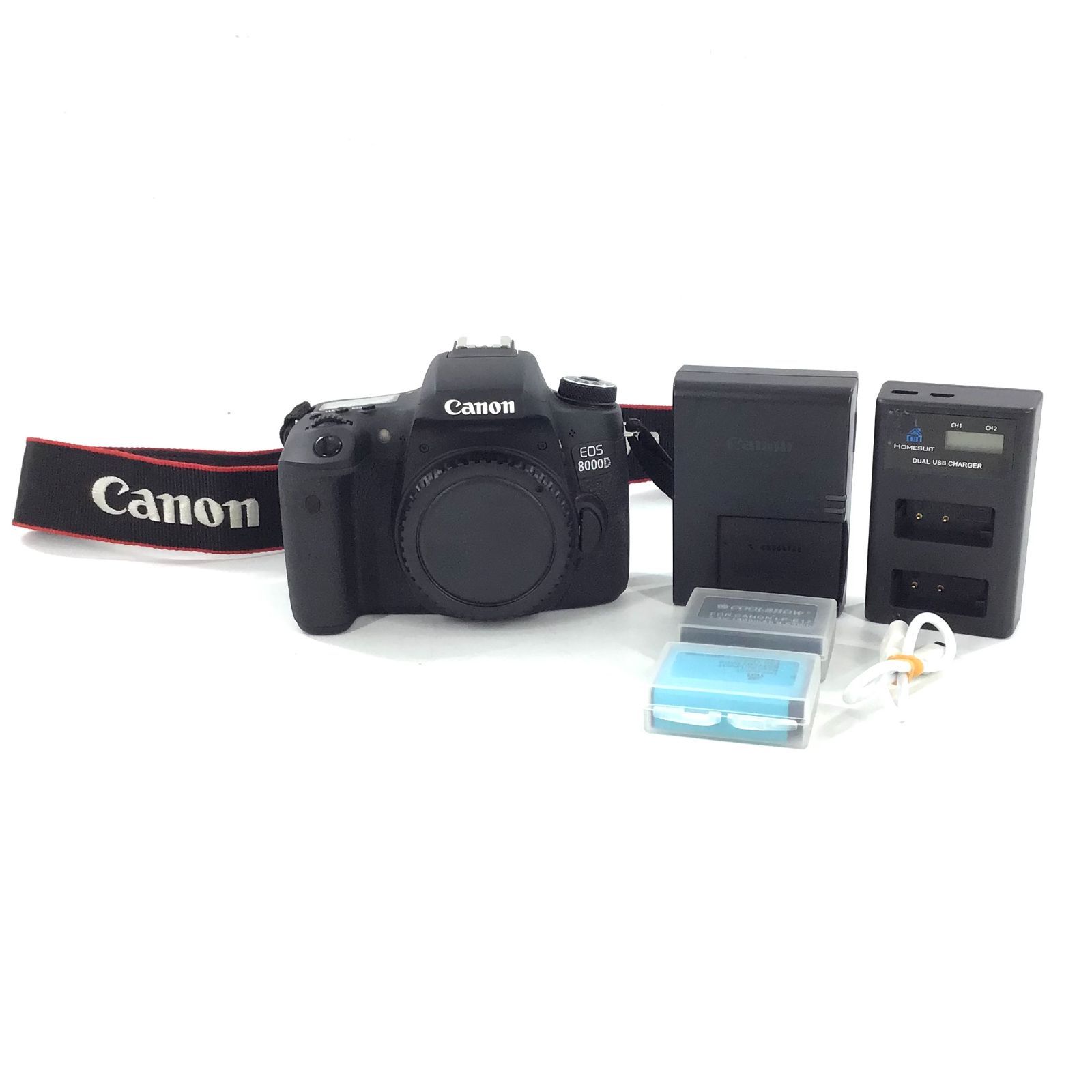 付属品多数 Canon キャノン EOS 8000D 手ブレ補正 標準&望遠+単焦点 付属品多数 Canon キャノン EOS 8000D 手ブレ補正 標準&望遠+単焦点