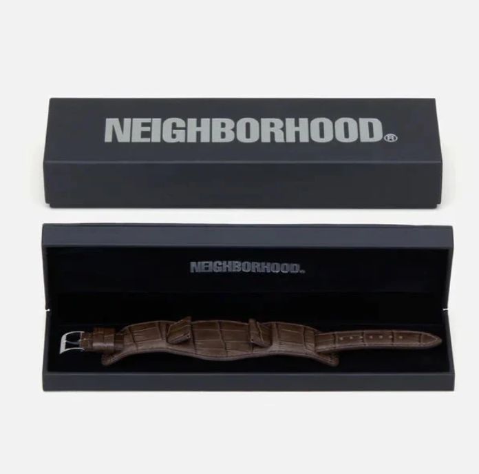 NEIGHBORHOOD LEATHER EMB WATCH BAND 232WKNH-AC01 - メルカリ