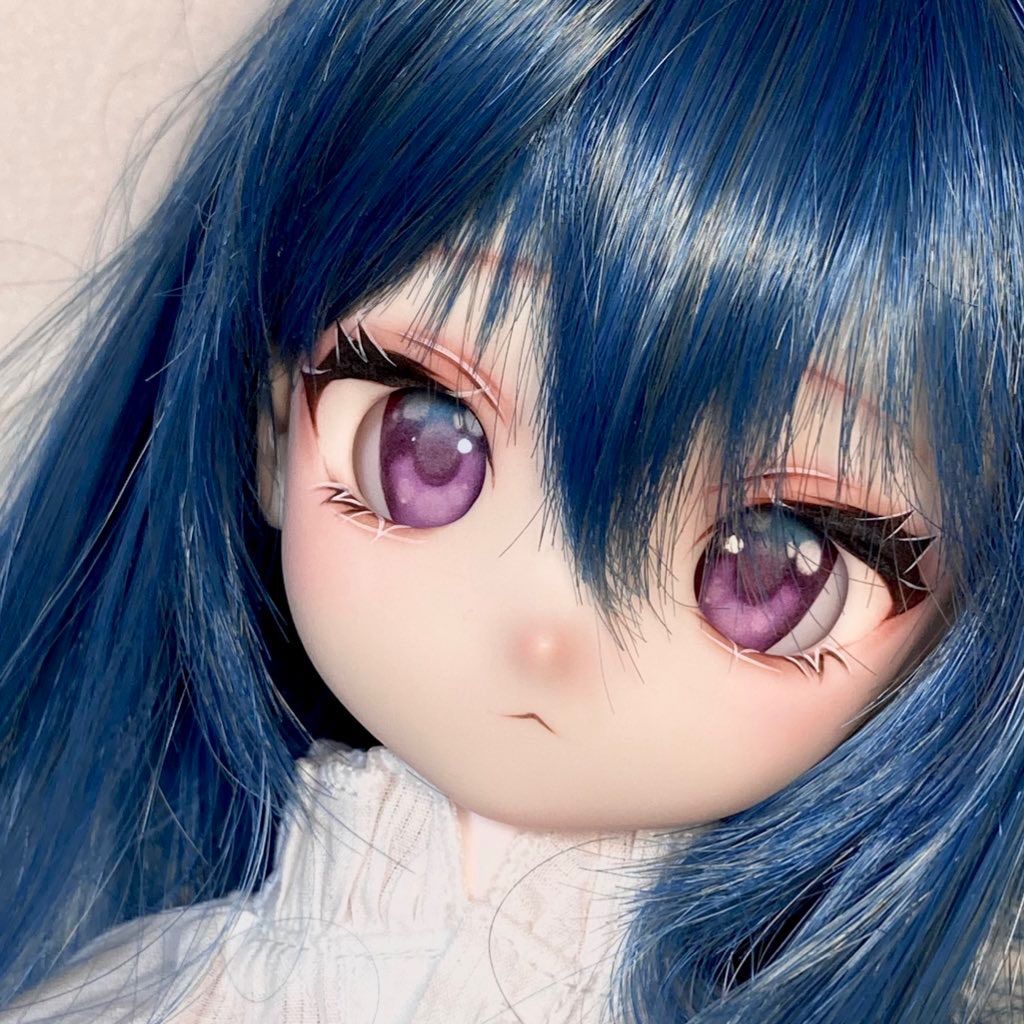 すずりっこ】 Dollce doll Aヘッド つんつんにゃんにゃんさん カスタム