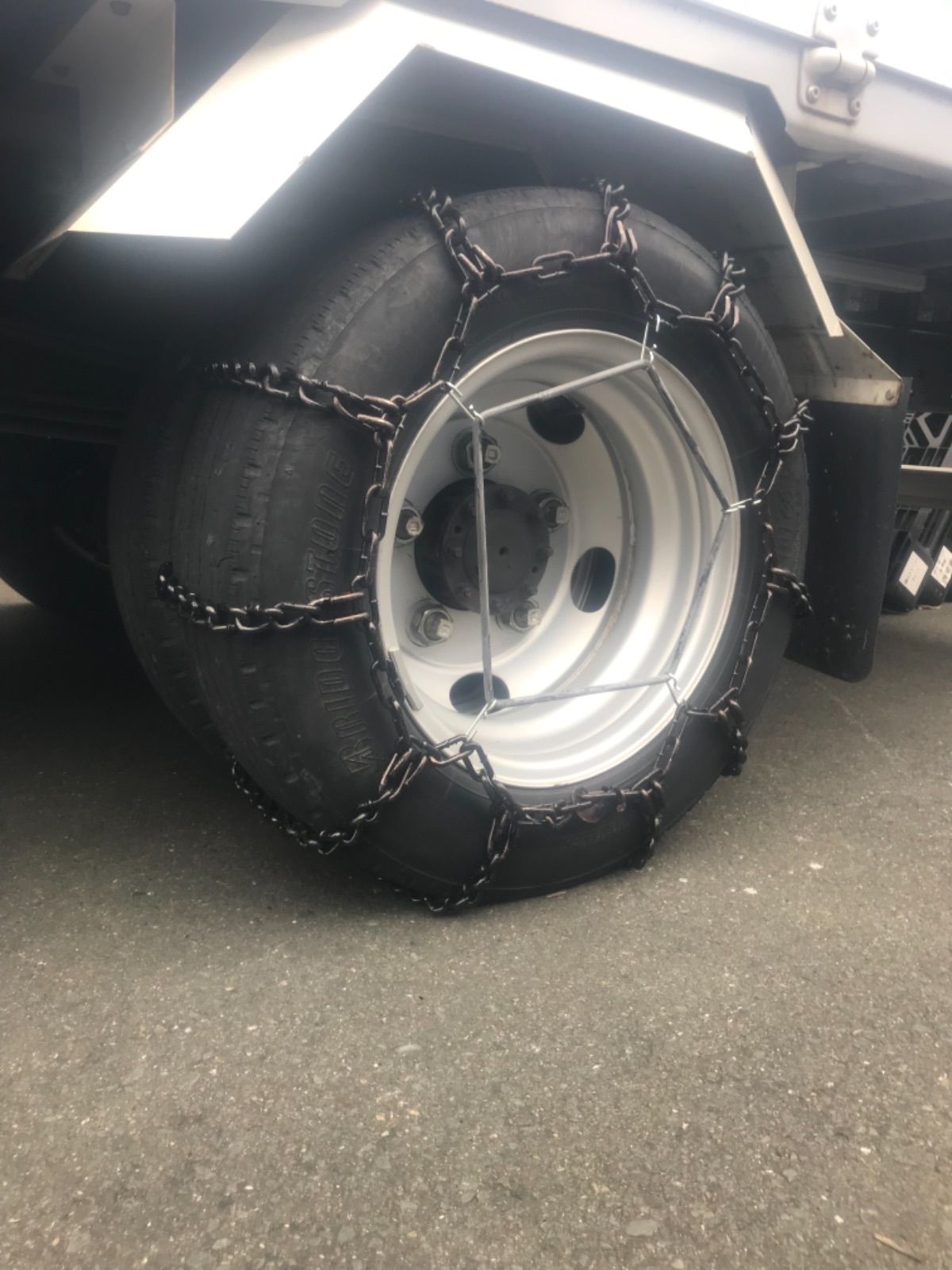 トラックタイヤチェーン11R22.5 用89104 バンド付き - メルカリ