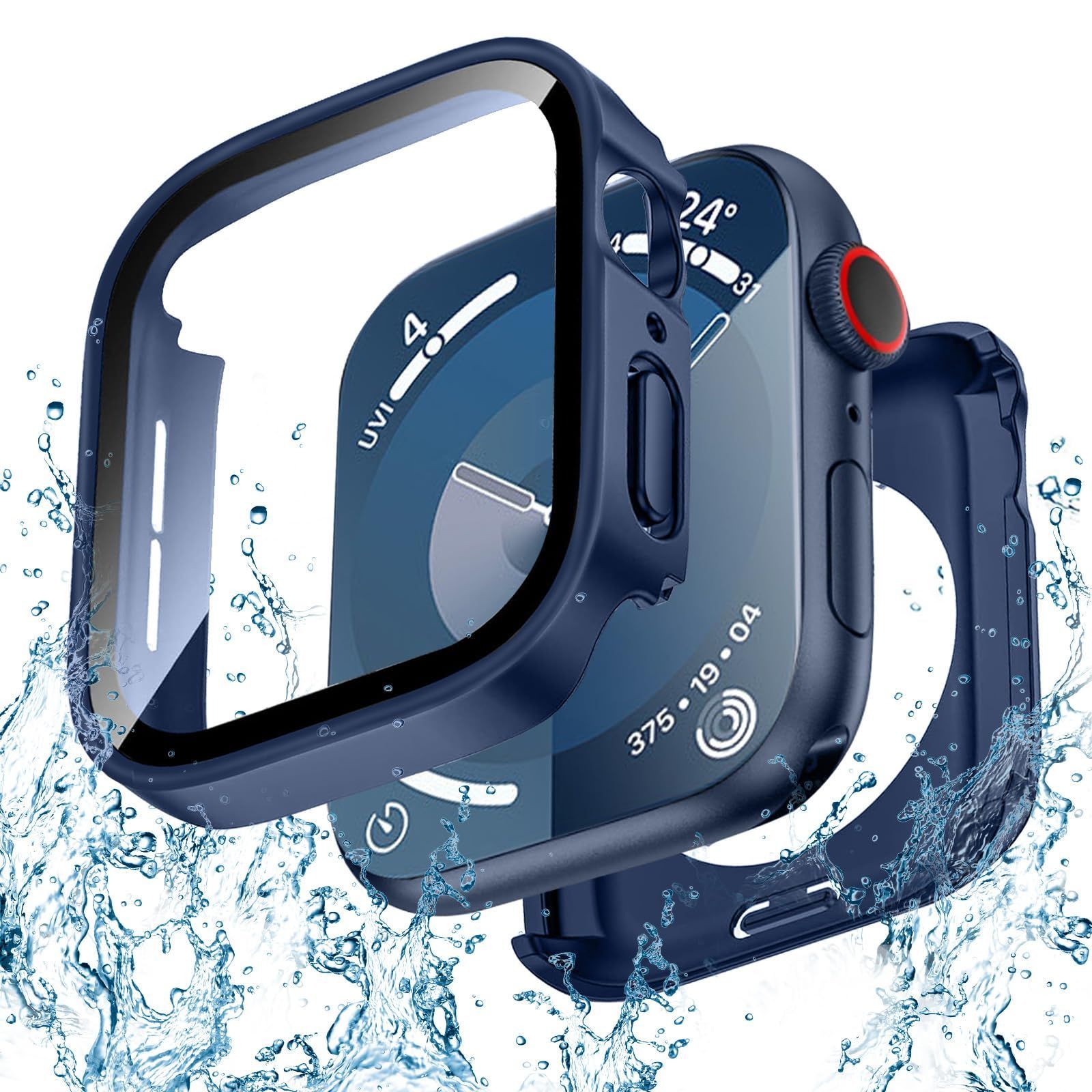 【特価セール】対応 Apple Apple 対応 対応 指紋防止 高透過率 Watch Watch 耐衝撃 高耐久 3D直角エッジ超薄型 ケース 新デザイン 一体型 カバー防水 強化ガラス PC素材 全面保護 44mm 10/9/8/7/SE/6/5/4 Se