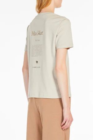 S MaxMara【関税送料込&SALE価格】コットンジャージーTシャツ MAX MARA】コットン ジャージー Tシャツ (Max Mara/Tシャツ