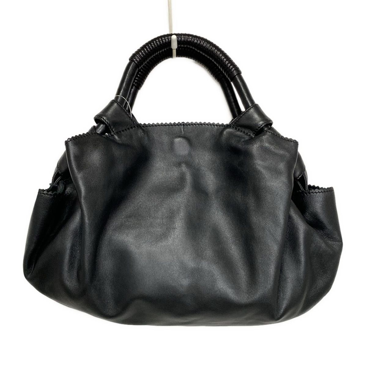 LOEWE(ロエベ) ハンドバッグ ナッパアイレ 黒 レザー - メルカリ