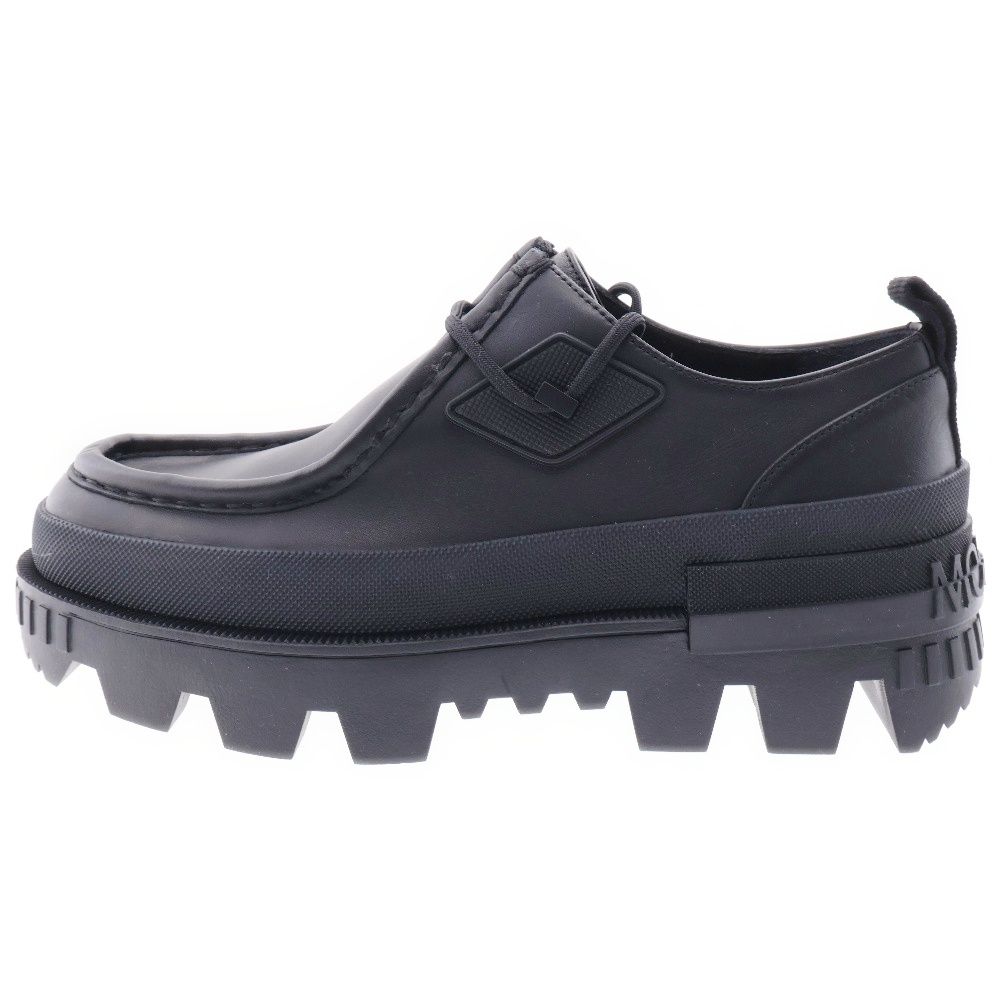 MONCLER モンクレール MON WALLABEE ワラビー レザーローカットシューズ レディース ブラック